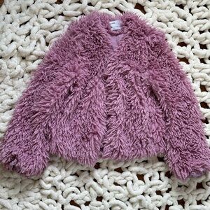 Bershka fluffy coat
